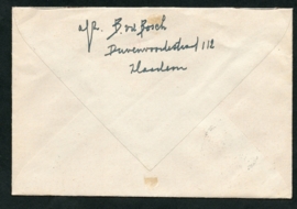 Autopostkantoor van 15 November t/m 31 December 1949 naar HAARLEM.