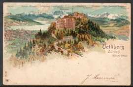 Briefkaart met kleinrondstempel BROUWERSHAVEN naar OOSTERLAND.
