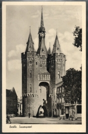 ZWOLLE, Sassenpoort. Gelopen kaart.