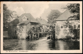 HAAKSBERGEN, De Watermolen. Gelopen kaart.