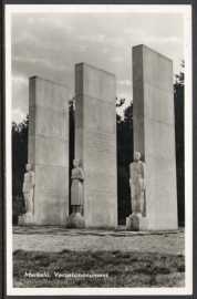 MARKELO, Verzetsmonument. Gelopen kaart.