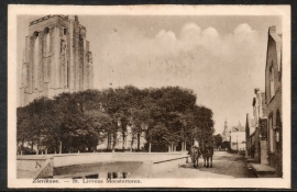 ZIERIKZEE, St. Lievens Monstertoren. Gelopen kaart.