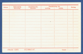 Spoorwegbriefkaart: NS289 d