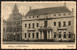 DEVENTER, Stadhuis met Politie Bureau. Gelopen kaart.