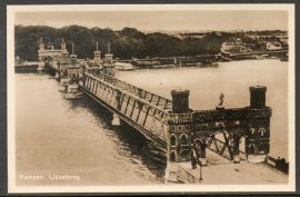 KAMPEN, IJsselbrug. Ongelopen kaart.