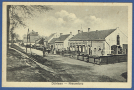 NIEUWDORP, Dijklaan. Ongelopen kaart.
