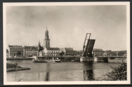 KAMPEN, IJsselbrug. Ongelopen kaart.