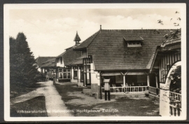 HELLENDOORN, Volkssanatorium te Hellendoorn. Hoofdgebouw zuidzijde. Ongelopen kaart.