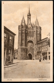 ZWOLLE, Sassenpoort. Gelopen kaart.