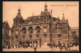 AMSTERDAM, Stadsschouwburg. Gelopen kaart.