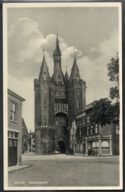 ZWOLLE, Sassenpoort. Ongelopen kaart.