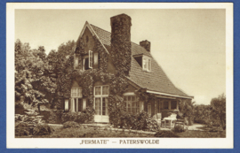 PATERSWOLDE, FERMATE. Ongelopen kaart.