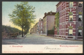 Briefkaart met grootrondstempel POELDIJK naar MIDDELBURG op ansichtkaart  `s Gravenhage.