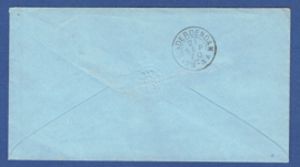 ADUARD 1870. Cover met langstempel ADUARD naar Middelstum. Takjestempel HARLINGEN:-WINSCHOTEN.