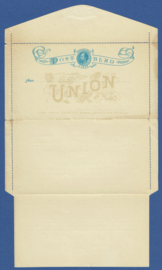 Particulier postblad UNION. Ongebruikt.