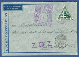 500e VLUCHT NAAR NED. INDIË. 13 NOV. 1937. Soest-Batavia. En retour.