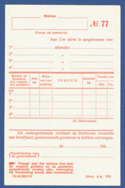Spoorwegbriefkaart: NS289 b