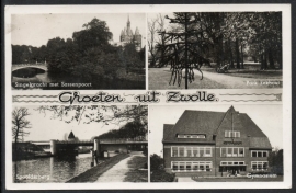 ZWOLLE, Groeten uit Zwolle. Gelopen kaart.