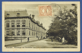 ROTTERDAM, Noordsingel met Gerechtshof. Ongelopen kaart.