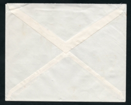 Firma cover NIJMEGEN 1942 met kortebalkstempel NIJMEGEN naar Groenaken (Utrecht). Automaatzegels / Rolzegels / samenhangend.