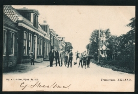 NIJLAND, Tramstraat. Gelopen kaart.