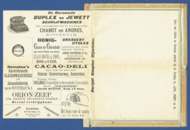 Particulier postblad Croiset. RPB7. Ongebruikt met ingeplakte reclamebladen.