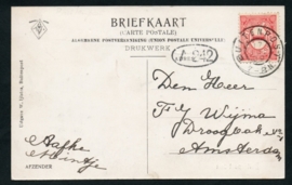 BUITENPOST, Buitenpost Oost. Gelopen kaart.