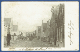 CAPELLE, Ooststraat. Gelopen kaart.