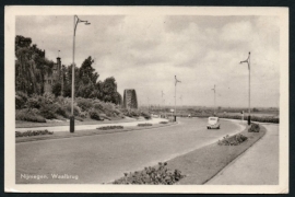 NIJMEGEN, Waalbrug. Gelopen kaart.