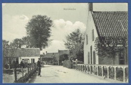 MELISKERKE. Ongelopen kaart.