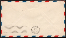 FIRST FLIGHT UNITED STATES AIR MAIL, ESCANABA. 4 APRIL 1953.