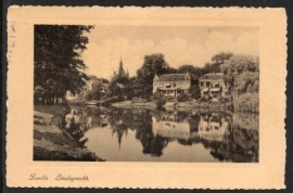 ZWOLLE, Stadsgracht. Gelopen kaart.