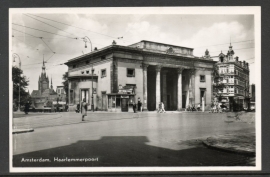 AMSTERDAM, Haarlemmerpoort. Ongelopen kaart.