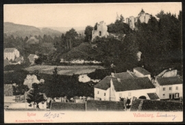 VALKENBURG, Ruïne. Ongelopen kaart.