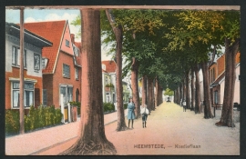 HEEMSTEDE, Koedieflaan. Ongelopen kaart.