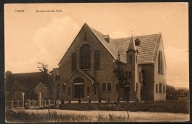 JOURE, Gereformeerde Kerk. Ongelopen kaart.