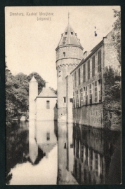 DOMBURG, Kasteel Westhove (zijgevel). Gelopen kaart.