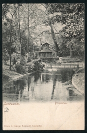 LEEUWARDEN, Prinsentuin. Gelopen kaart.