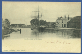 ZIERIKZEE, Visschersdijk te Zierikzee. Ongelopen kaart.