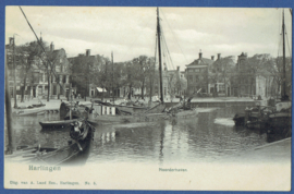 HARLINGEN, Noorderhaven. Ongelopen kaart.