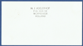 Raketpost 1962. DRC. HEEMSKERK. Europa.  Met handtekening.