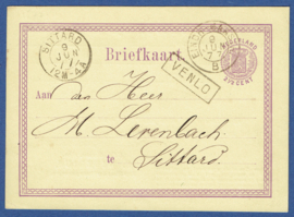 Spoorwegbriefkaart: MESS3 b  VENLO SITTARD EINDH-MAASTR: