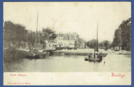 ZIERIKZEE, Oude Haven. Gelopen kaart.