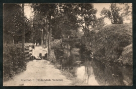 GIETHOORN, (Hollands Venetië). Gelopen kaart.