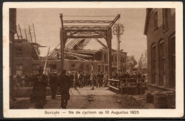 BORCULO, Na de cycloon op 10 Augustus 1925. Ongelopen kaart.