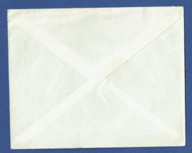 Firma cover HILLEGOM 1939 van HILLEGOM naar hamburg, Duitsland.