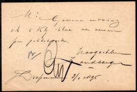 G - Briefkaart met kleinrondstempel DIEPENVEEN naar ROTTERDAM.
