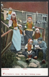 MARKEN, Costume. Ongelopen kaart.