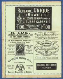 Particulier postblad Croiset. RPB7. Van ROTTERDAM naar UTRECHT. 2 cent bijgefrankeerd.