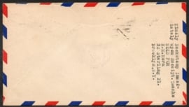 FIRST UNITED STATES AIR MAIL SERVICE, WAHINGTON, OTTOWA ROUTE, SYRACUSE TO WASHINGTON, 15 APRIL 1946.